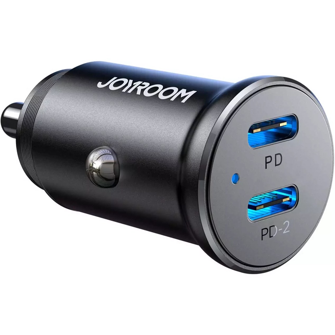 شارژر فندکی دو پورت 30 وات جویروم Joyroom Car charger 2xUSB-C JR-CCN06