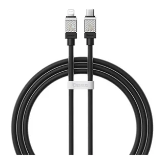 کابل شارژ سریع تایپ سی به لایتنینگ 20 وات طول 1 متر بیسوس Baseus مدل USB-C to Lightning Coolplay Series CAKW000001