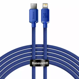 کابل شارژ تایپ سی به لایتنینگ طول 2 متر بیسوس Baseus مدل Type-C to lightning Data Cable CAJY000303