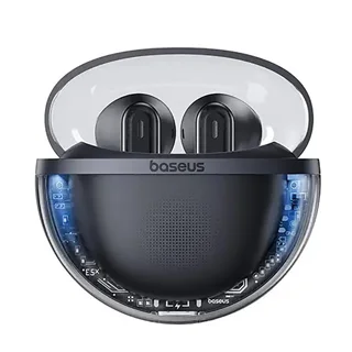 هندزفری بلوتوثی 5.3 طرح شفاف بیسوس Baseus مدل Bowie E5x True Wireless Earphones Deepsea Blue A00060101323