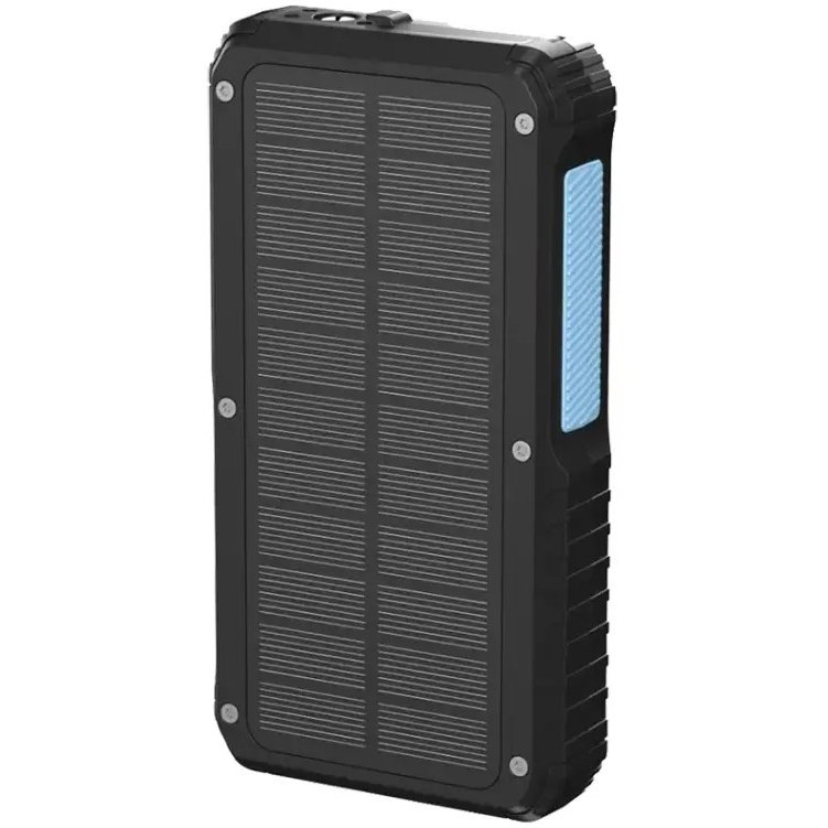 پاوربانک خورشیدی 20000 با کابل متصل پاورولوژی Powerology solar power bank PPBCHA76