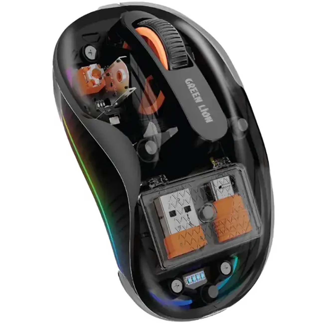 موس شیشه ای گرین لاین Green Lion Wireless Turtle GNTUMS2MSEBK