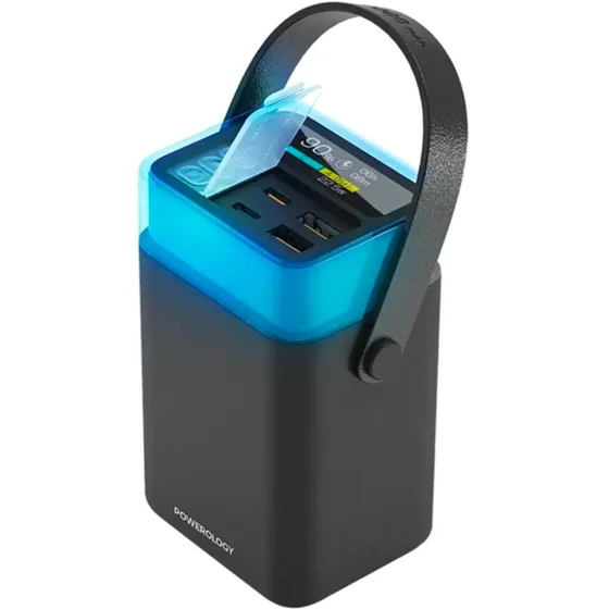 پاور بانک 65 وات 40000 پاورولوژی Powerology Halo Beam PPBCHA92BK