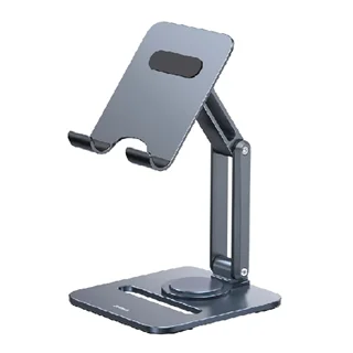 هولدر رومیزی تبلت 360 درجه بیسوس Baseus مدل Desktop Biaxial Foldable Metal Tablet Stand Rotatable Version Space BS-HP006A B10431801811