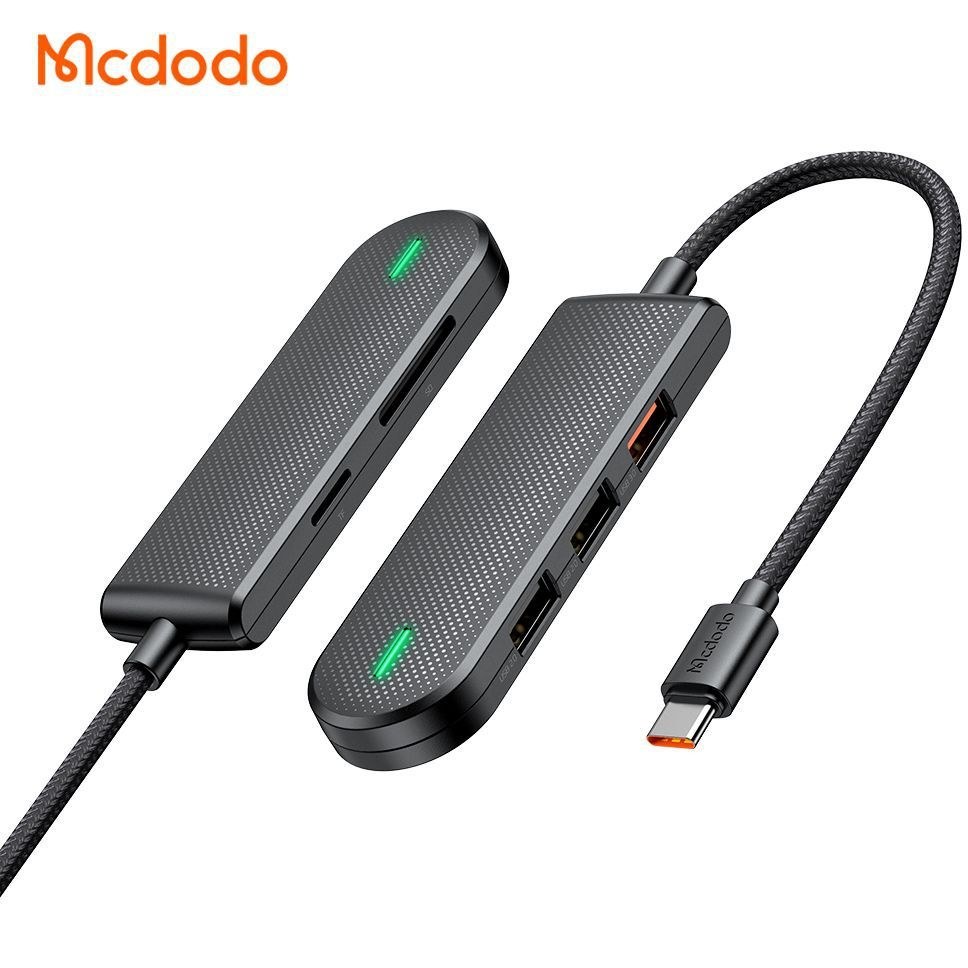 هاب 5 پورت تایپ سی مک دودو Mcdodo 5in1 USB-C Hub HU-1430