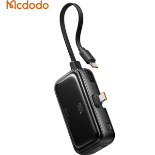 پاوربانک 22.5 وات 5000 با رابط تایپ سی و کابل متصل Mcdodo Power Bank 5000 mah MC-7760