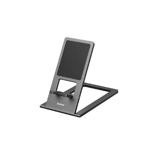هولدر و پایه نگهدارنده رومیزی بیسوس baseus مدل Foldable Metal Desktop Holder LUKP000013