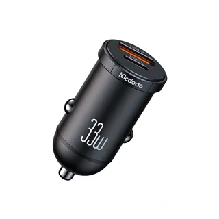 شارژر فندکی 2 پورت 33 وات مک دودو Mcdodo PD33W 1C1U LED Fast Car Charger CC-2320