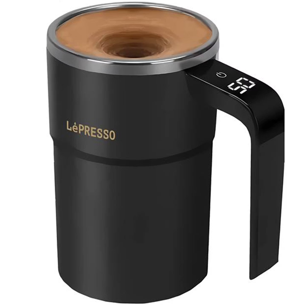 ماگ همزن‌دار مغناطیسی خودکار شارژی 380 میلی‌لیتری لپرسو LePresso مدل LPCFFM0018