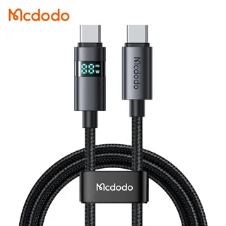 کابل شارژ دوسر تایپ سی 100 وات 1.2 متر با نمایشگر مک دودو Mcdodo 100W USB-C to USB-C Cable CA-5610