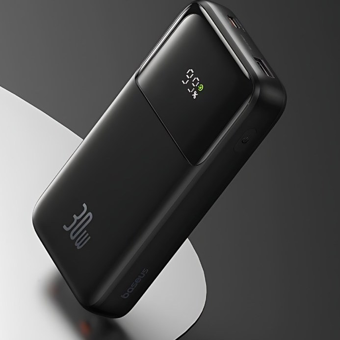 پاوبانک 30 وات 20000 با کابل متصل بیسوس Baseus Power Bank PPMD20C