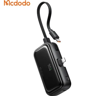پاوربانک 22.5 وات 5000 با رابط لایتنینگ و کابل متصل Mcdodo Power Bank Connector For Lightning MC-7800
