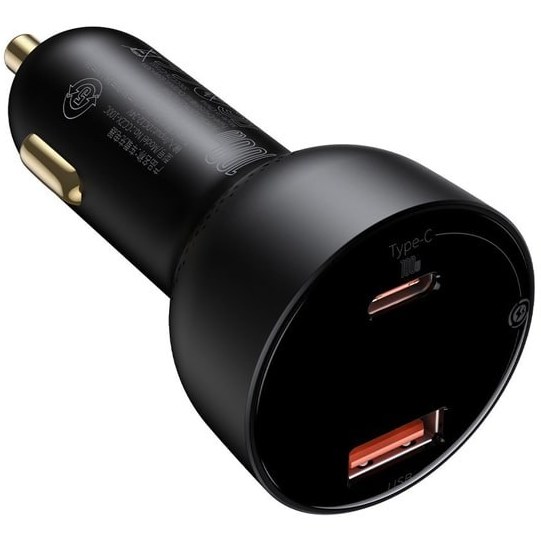 شارژر فندکی فست شارژ بیسوس توان 100 وات Baseus Superme Digital Display PPS CCZX-01