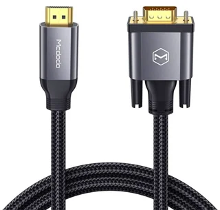 کابل اچدیامآی به ویجیآی 2 متری مکدودو MCDODO HDMI TO VGA 4K Adapter Cable Audio Video CA-7770